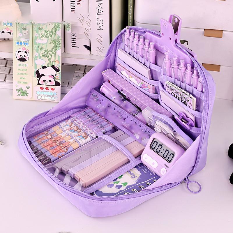 Kawaii Pencil Case Large Capacity Bag Pouch Box Girls Japanese Korean Schools Offices Back School Supplies