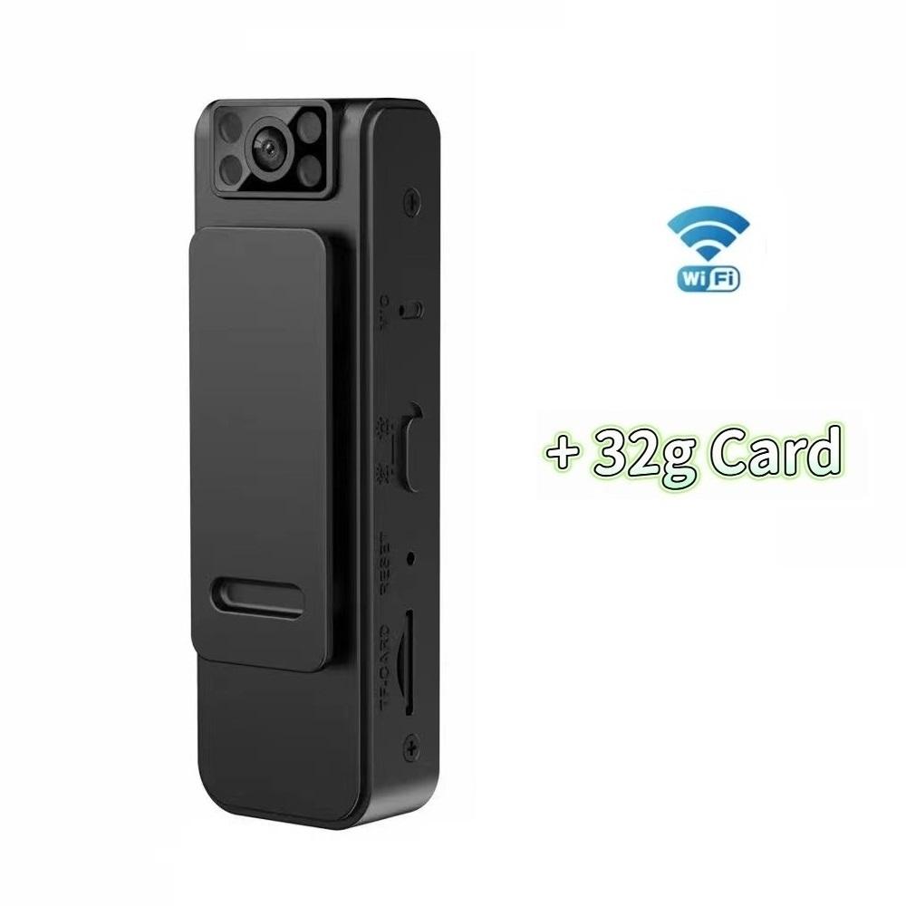 WLAN Tragbarer Taschenrekorder 1080P High-Definition Sport Outdoor Kamera Strafverfolgungsrekorder