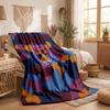 Coperta in Flanella con Stampa West Ham United Calcio Morbida Calda Coperta da Divano Letto per Casa Ufficio Camera da Letto