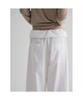 8SECONDS Flap Obi Cotton Pants White