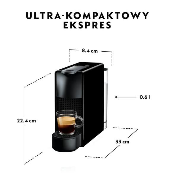 Krups-nespresso Essenza Mini Xn1108 Black Capsule Coffee Machine