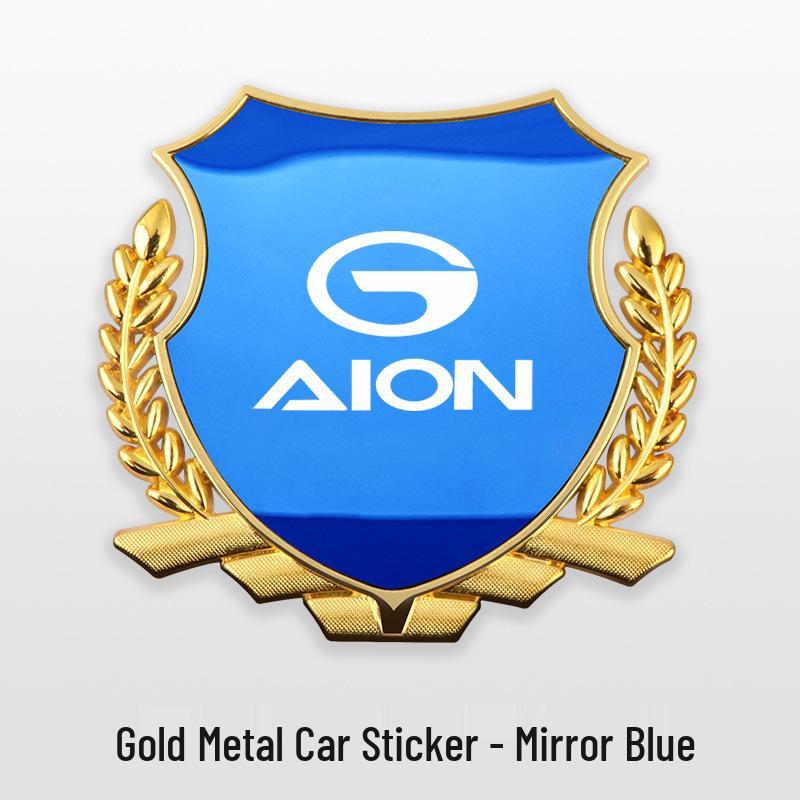 Wheat Ear Emblem Metal Body Sticker for GAC AION Cars (Y/S/V/LX)