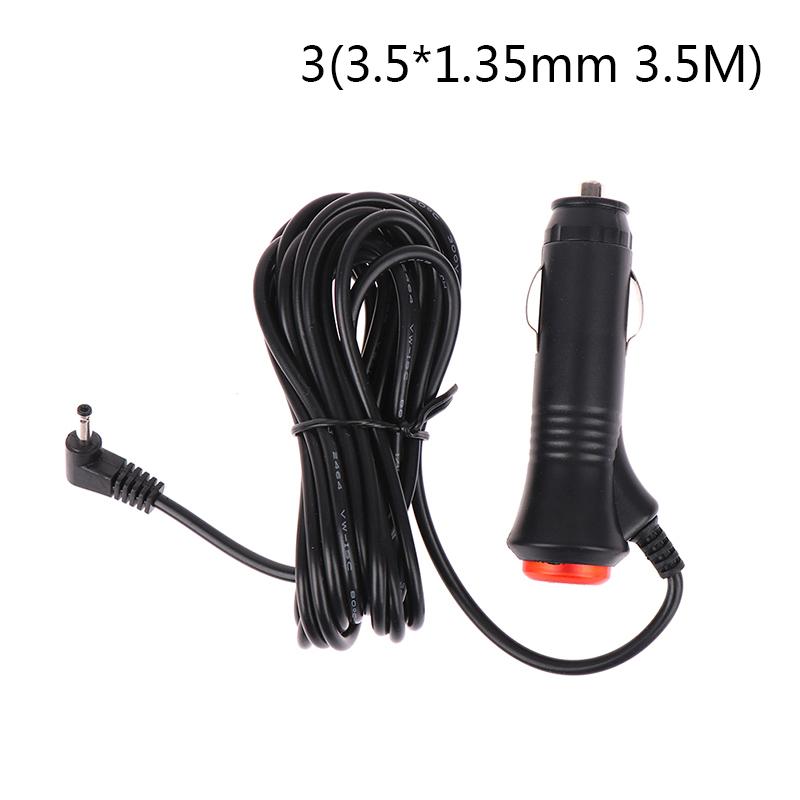 12V Car Lighter Plug to DC 3.5/5.5mm Power Cord cable Switch For auto GPS DVD