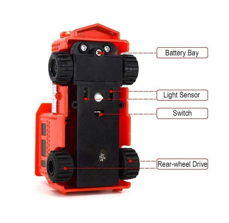 Kouzelné pero Indukční auto Nádrž Nákladní auto Následujte každou nakreslenou černou čáru Trať Mini Toys Technology Vehicles