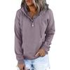 Women S Long Sleeve Loose Casual Hooded Sweatshirt With Drawstring Pockets