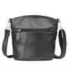 Women's Retro Cowhide Shoulder Bag - Fashionable Mid-Age Mother Genuine Leather Bucket Bag