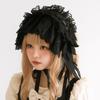 Ribbon Bow Lolita Lace Headband Sweet Anime Maid Cosplay Headdress  Cosplay Accessory
