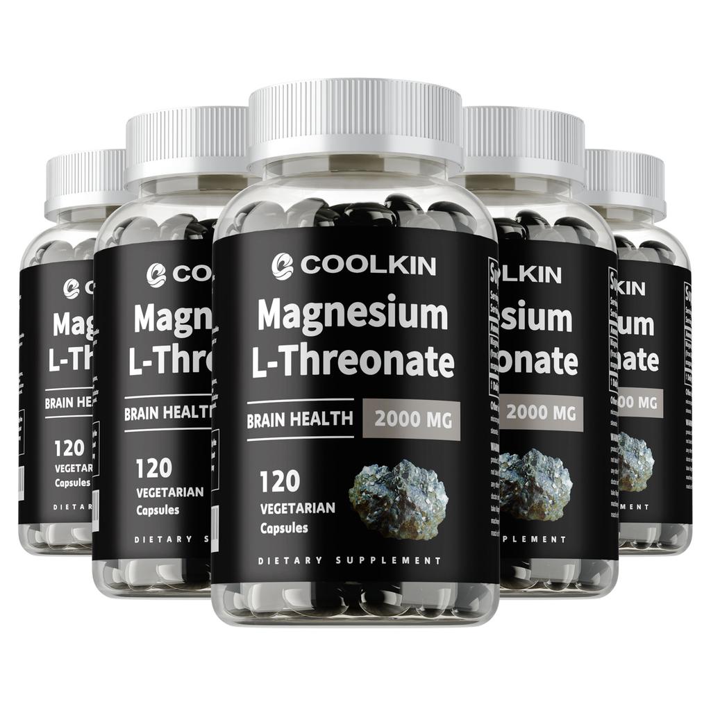 Capsule Amestecate L-Magnesiu Treonat, complet naturale, 2000 mg per porție, ușor absorbabile, potrivite atât pentru bărbați, cât și pentru femei.