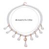Pearls Chinese Style Necklace Vintage Cheongsam Necklace Vintage Hanfu Necklaces  Clavicle Chain