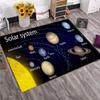 Solar System Rug Planet Galaxy Design for Living Room Kids Bedroom Non Slip Space Floor Mat Home Decor