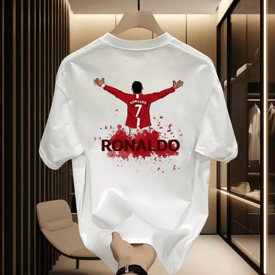 T-shirt Graphique Ronaldo CR7 Légende du Football Hommes Décontracté Manches Courtes Streetwear Mode Surdimensionné Hauts pour Fans T-shirts