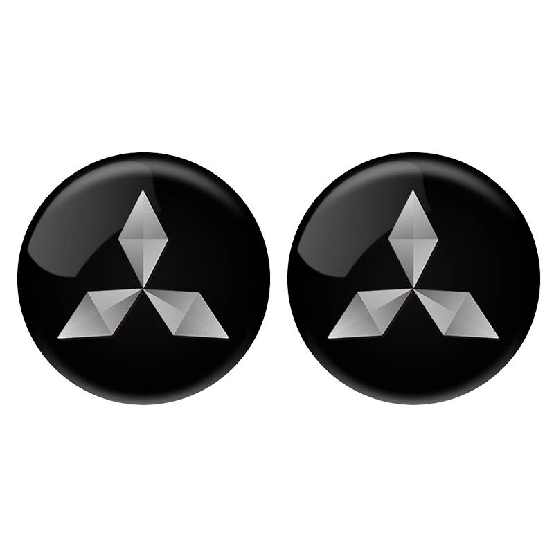 

2/4Pcs Car styling Lock Keyhole Stickers Decoration Protection For Mitsubishi lancer asx outlander pajero l200 Car Accessories