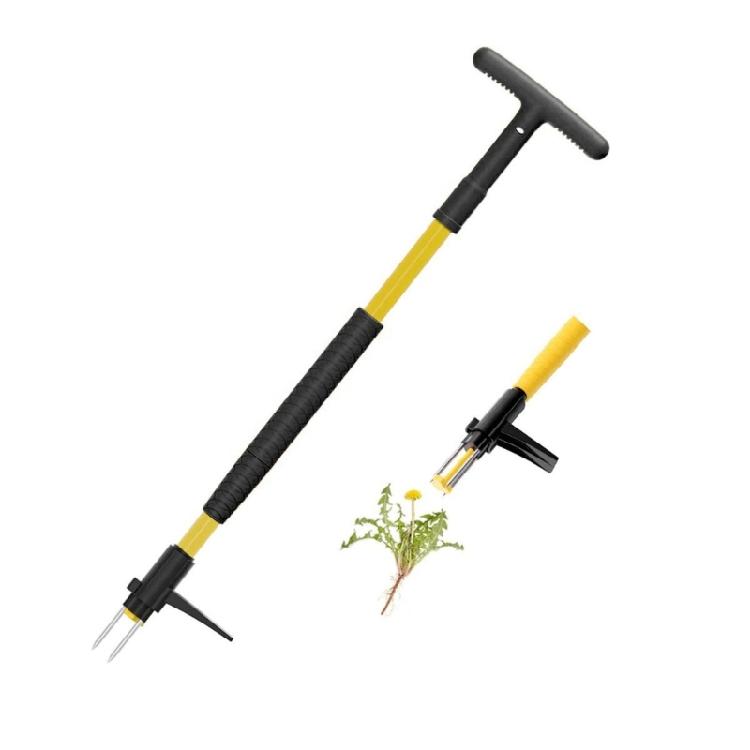Gardening Weeder With Detachable Stainless Components Standing Operation Reduces Back Strain During Use
