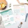 High Quality Customizable LOGO A4 Multifunction Coil Note Pad Daily Plan Schedule Planner School Supplies