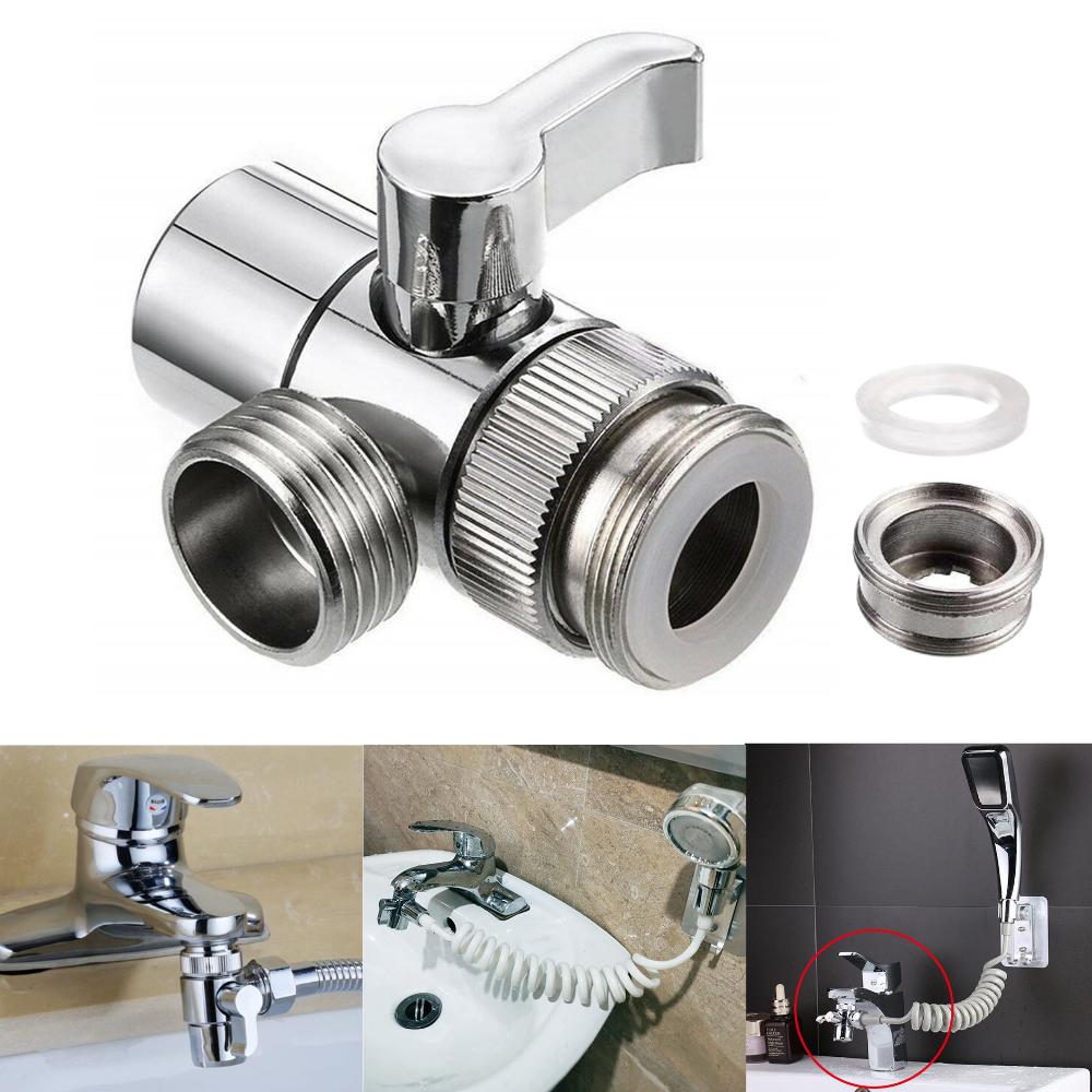 Buy 1Pcs Switch Faucet Adapter Kitchen Sink Diverter Splitter Water Tap