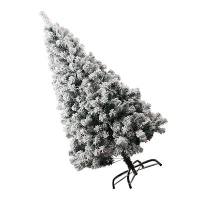 1Pcs Simulation Artificial Flocking Christmas Tree Decor Festive Holiday Party Xmas Tree Adornment Indoor Use