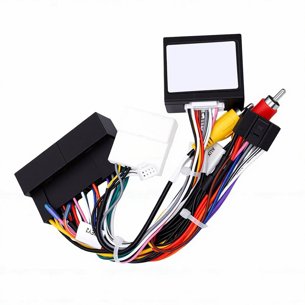 16pin Car Radio Stereo Power Wiring Harness and Canbus Box Replacement for Elantra 2016 2018