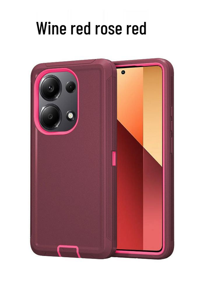 Redmi Note 13 Pro & POCO M6 Pro Anti-Drop Full-Coverage Protective Phone Case