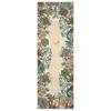 Hallway Rug Corridor Carpet Non-slip Machine-washable Floor Mat Brown Animal Floral Rugs Long Kitchen Mats Home Decor Alfombra
