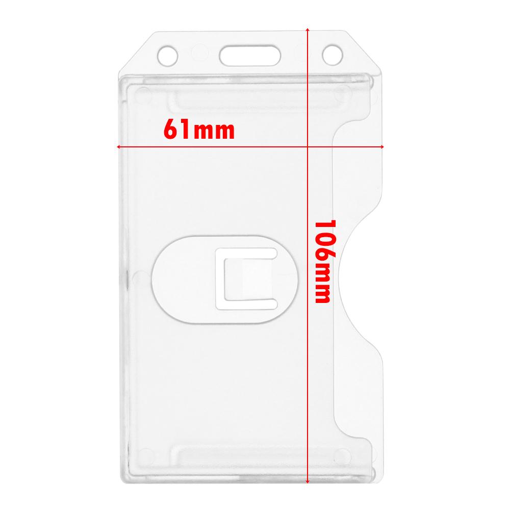 Office School Badge Protector Cover Multi-use Name Card Card Sleeve ID Card Pouch Work Card Holders