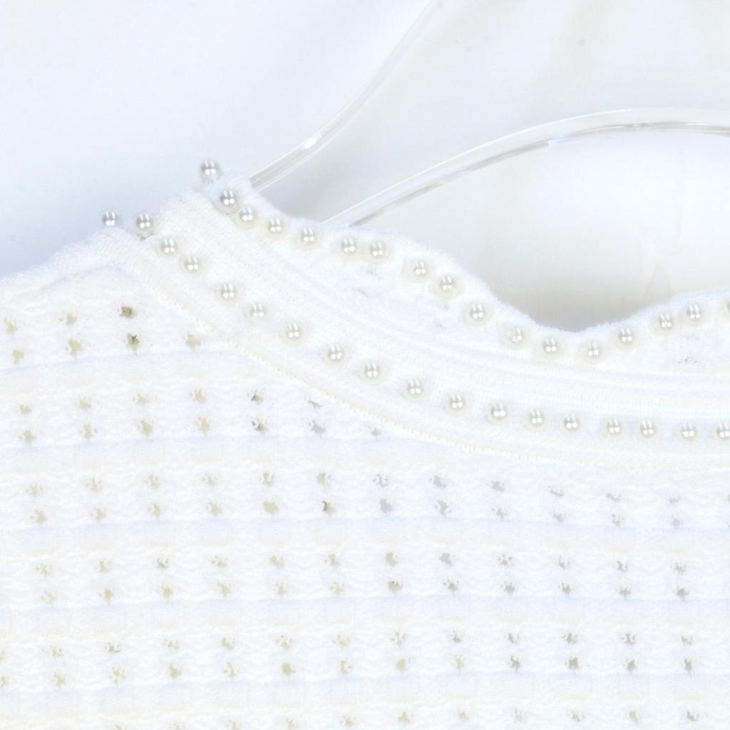 M Family Women's French Spring/Summer Socialite Knit Top & Skirt Set