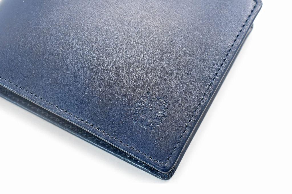 Daks Luxe Bifold Wallet, Men's, Navy, One Size