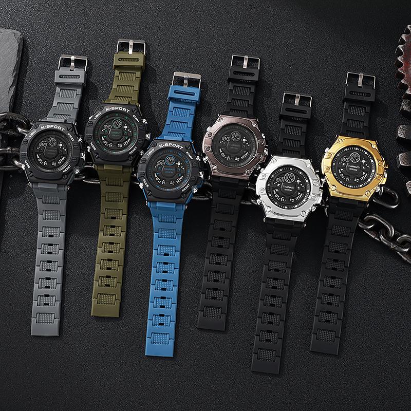 Sports Watch For Men Outdoor Military Sports Watches Alarm Clock Multifunction Digital Wristwatch for man kids Boys Student Teen