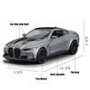 1/36 BMW M4 CSL G82 Sedan Toy Car Miniature Model RMZ CiTY Free Wheels Pull Back Diecast Alloy Collection Gift For Children Boy
