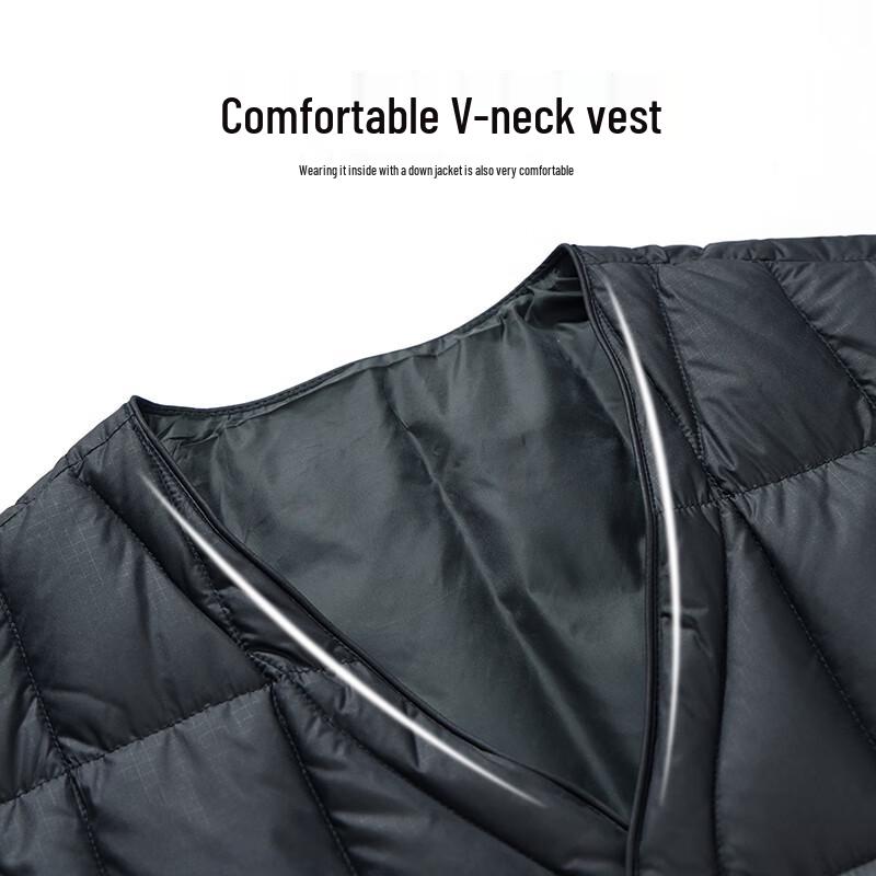 SNOWFLYING Men's Casual Duck Down Puffer Vest