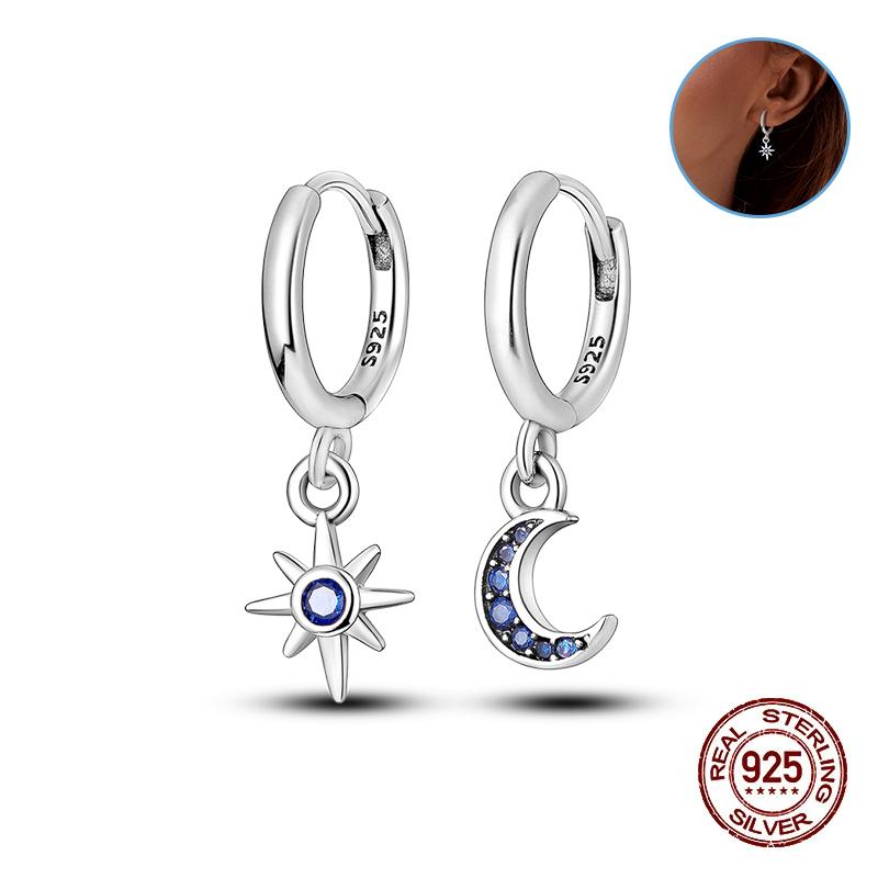 Damen Kupfer Ohrringe Rosa Liebe Sterne Muschel Süße Blume Süß Romantisch Date Party Hochzeit Exquisiter Schmuck Geschenke