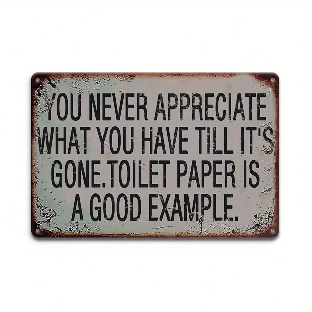 Retro Metal Paintings, Furniture, Living Room Decoration 20x30cm