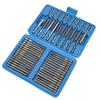 50pcs Extra Long Security Bit Set Square Flat Hex Spline Clutch Torq Multi Sizes Screwdriver Bits