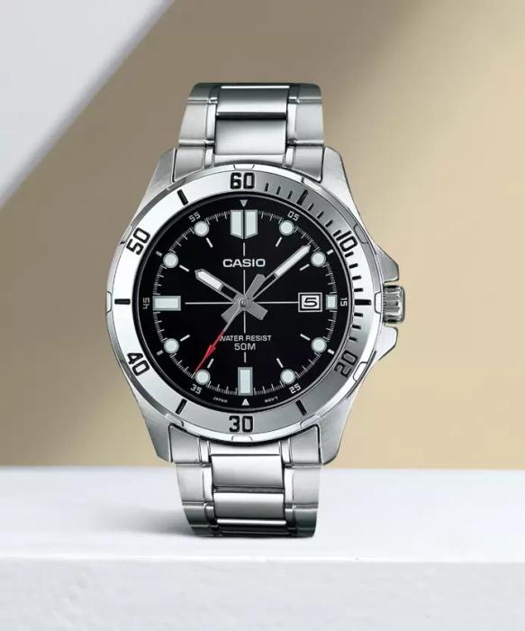 Herrenuhr Casio Mtp-Vd01D-1Ev (Zd185A) + Box