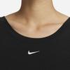 Nike Solid Color Round Neck Casual Short Sleeve T-Shirt Women Tops Black FN3665-010