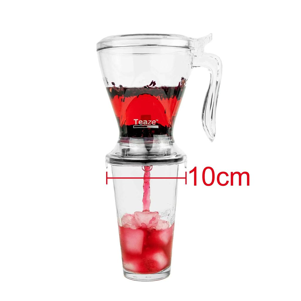 600ml Pour Over Kaffeetropfer mit Schalter,Teesieb für losen Tee,Handbrüh-Kaffeemaschine,Hochtemperatur-Kunststofffilter