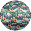 1pc Flamingo Paradise Size 5 Soccer Ball Professional Match Training Football Indoor &Outdoor Sports Ball Training Ball Lightweight Durable Y84
