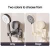 Space Aluminum Shower Head Holder Suction Cup Wall Mounted Showerhead Bracket Adjustable Sprayer Fixed Base Bathroom Accessories