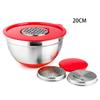 Stainless Steel Mixing Bowl Set with Graters, Lid and Non-slip Silicone Bottom, Multi-purpose Kitchen Prep Bowls for Baking Cooking Salad Dough Mixing