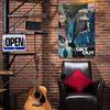 Klassischer Horrorfilm Metall Alte Filme Vintage Blechschild Dekoration Garage Club Werkstatt Man Cave Bar Hotel Café Wanddekoration