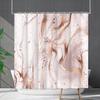 Shower Curtain Waterproof And Mildew-Proof Marble Pattern Bathroom Curtain Shower Curtain Partition Curtain Free Of Punching