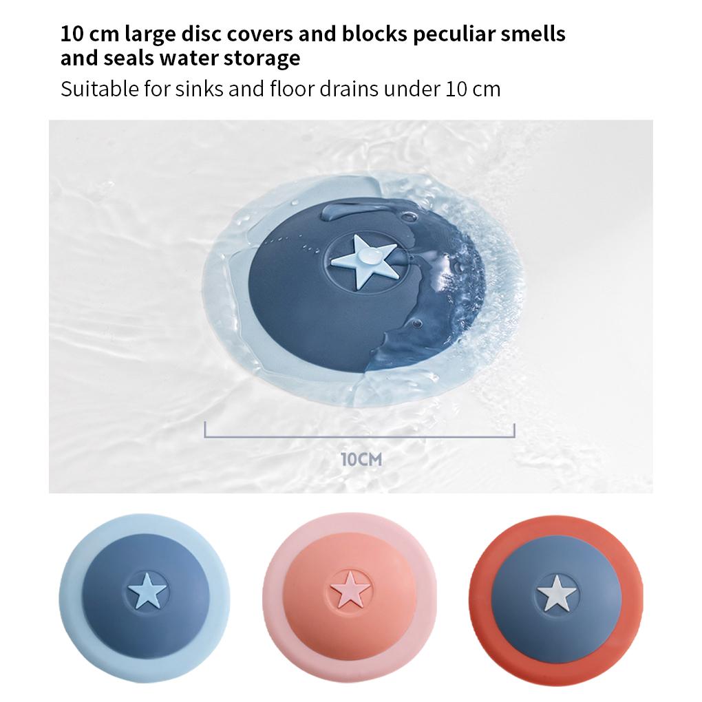 Sink Strainer Pressing Non-slip Sewer Hair Catcher TPR Kitchen Bathroom Drain Stopper