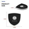 BKM3    1/2pcs 3D Metal Shield Emblem Car Window Body Side Badge Stickers For Mercedes Benz AMG A B C E S class GLA GLC CLA GLK GLE