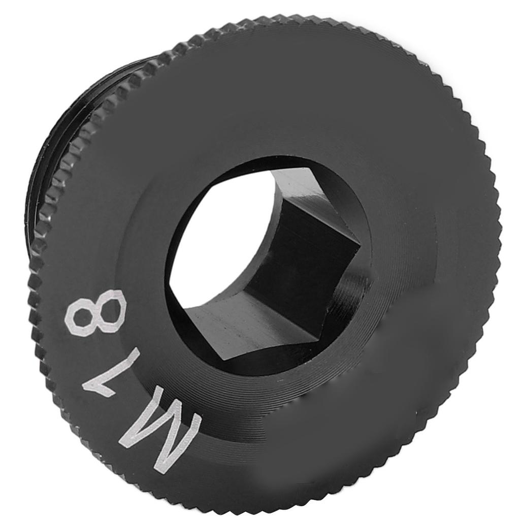 CANSUCC M18 Mountain Bike Crank Cover Screws Rustproof Bicycle Crankset Arm Fixing ScrewBlack