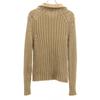 CRUCIANI made in Italy Long sleeve Half zip knit beige sweater Women Used