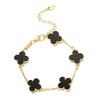 13mm Four-leaf Clover Titanium Steel Bracelet Fashion High-end Women's Bracelet