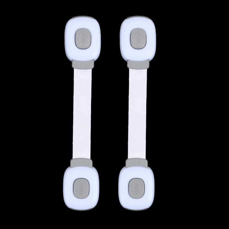 Kids Adjustable Multipurpose Double Buckle Refrigerator Door Locks Baby Safety Locks Child Protection Equipment Cabinet Locks