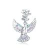 Colorful Oil Droplet Bird DIY Charms Bracelet Bead Set Picture European American Jewelry S925 Sterling Silver Pendant Accessory