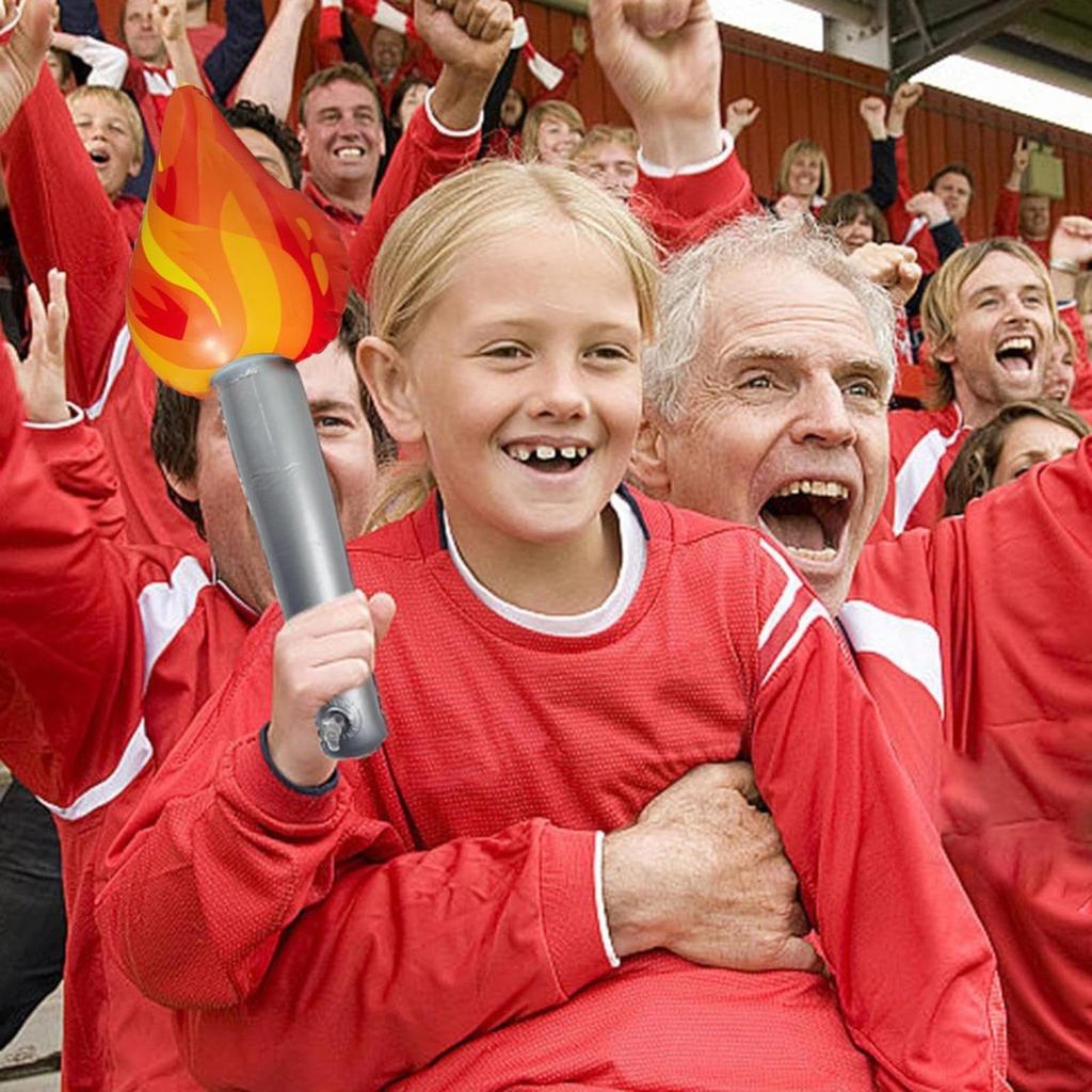 Inflatable Torch Fun Torch Inflates For  Games MedievalThemed Party Sports Competitions, 16 Inches