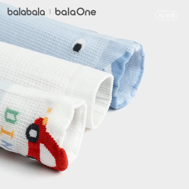 Balabala Baby Summer Mesh Anti-Mosquito Long Socks 3-Pack