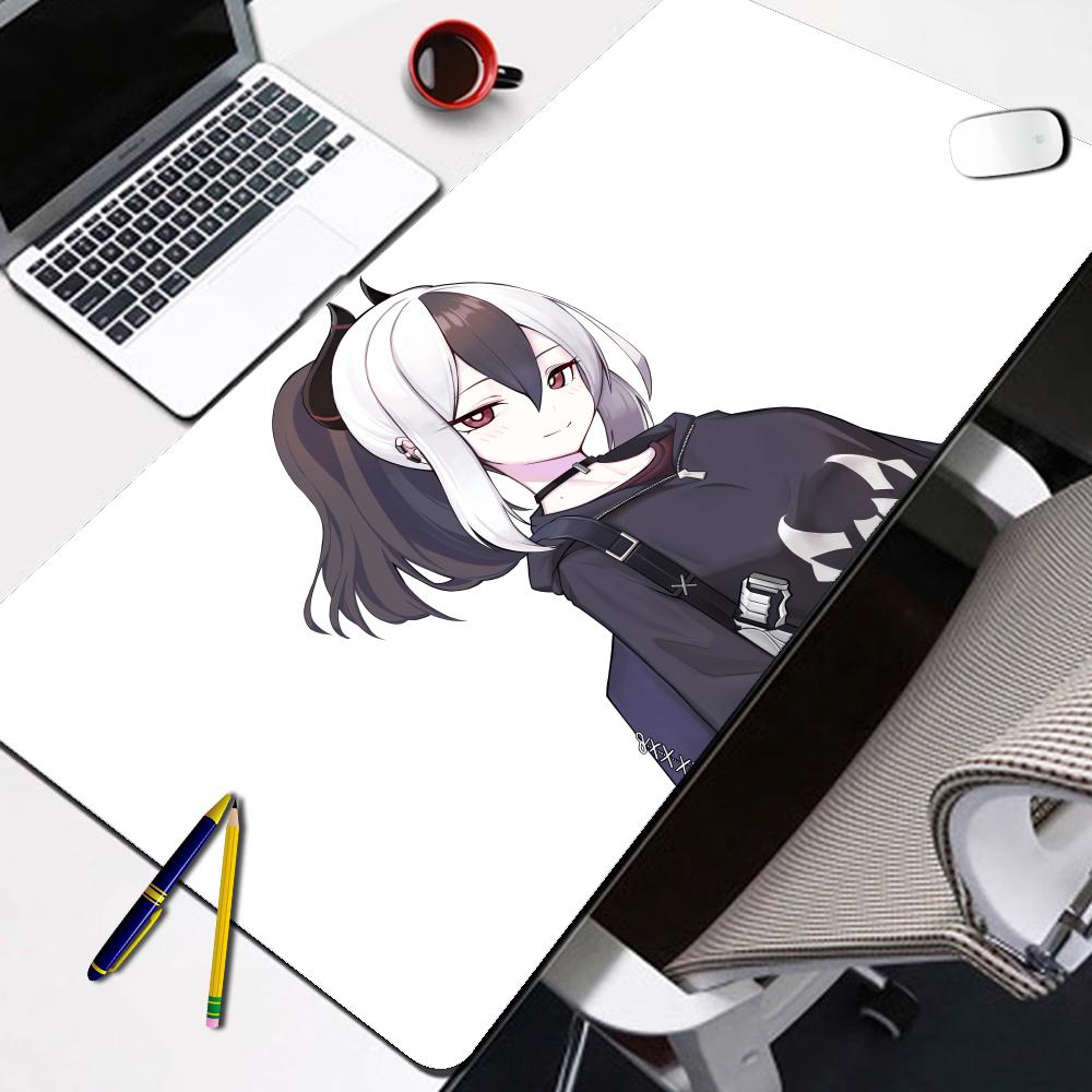 Hot Game Mousepad Onikata Kayoko Blue Archive Large Gaming Mouse Pad With Lock Edge Computer Keyboard Table Desk Mat